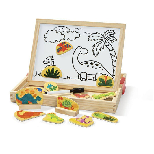 Puzzle magnetic 2 în 1 „Dinozauri” – joacă, imaginație și descoperire!