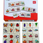 Puzzle Cognitiv din Lemn cu Piese Mari – Asocieri din Jumătăți