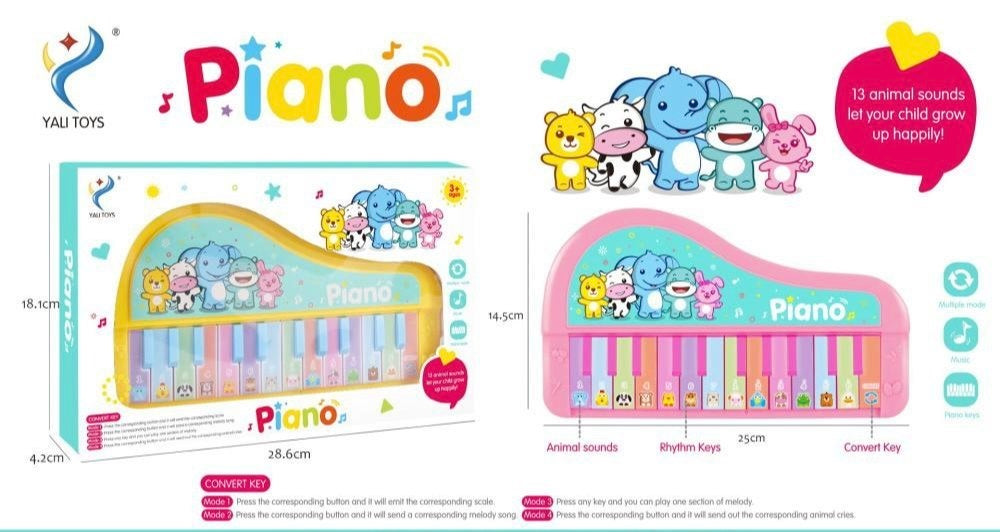 Descoperă bucuria muzicii – Pian electronic cu sunete de animale