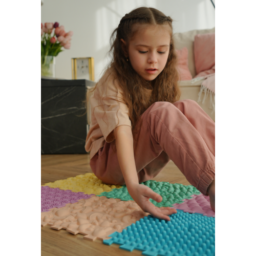 Covoraș ortopedic “Pastel” 6 elemente