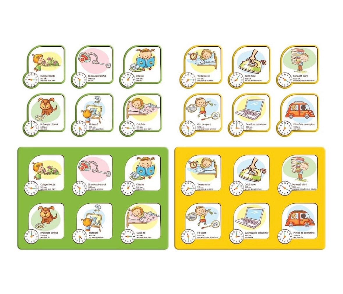 Învață ora prin joacă - “Cât este ceasul?”