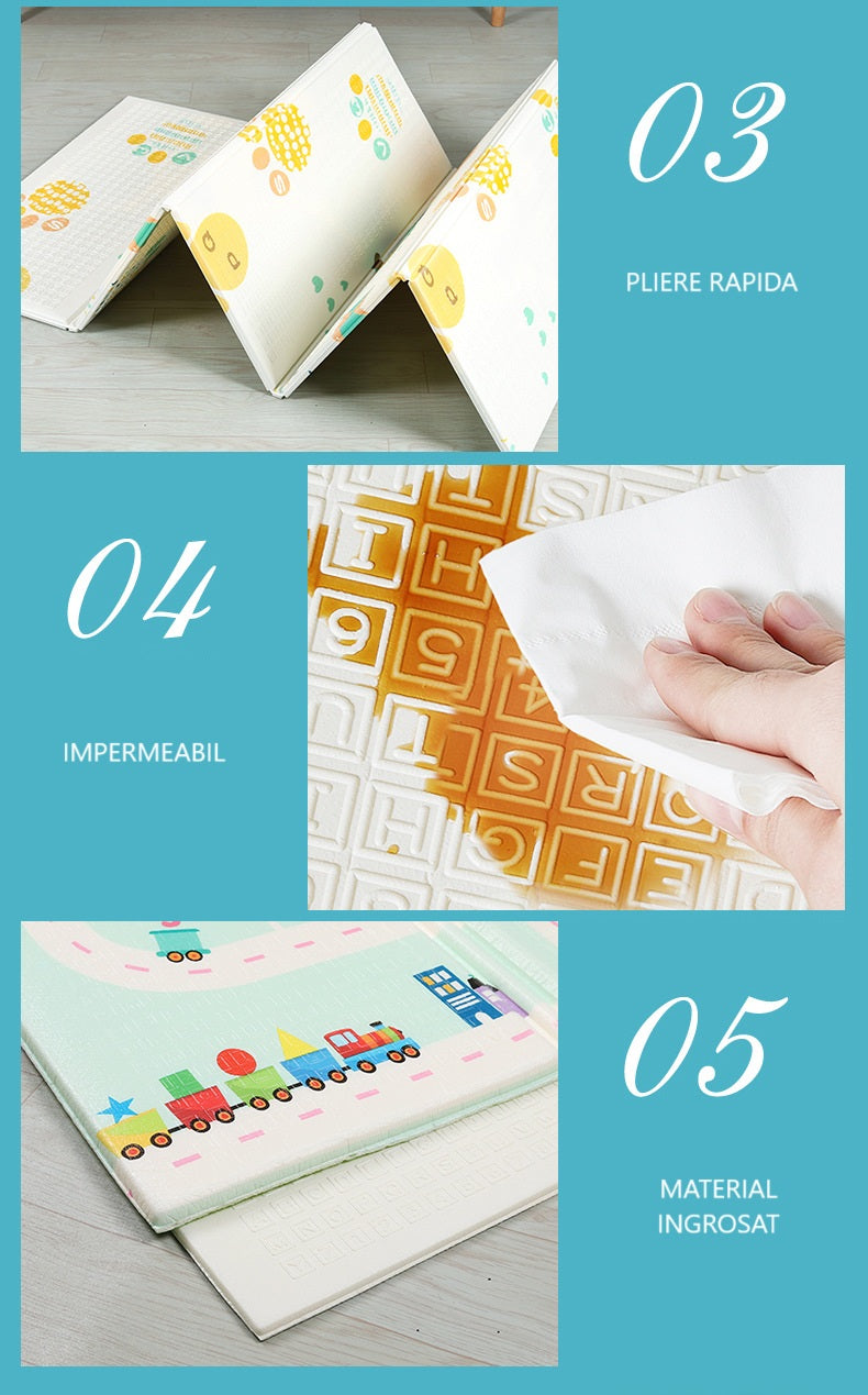 Covoraș de Joacă XXL pentru Copii – Siguranță și Confort în Fiecare Zi