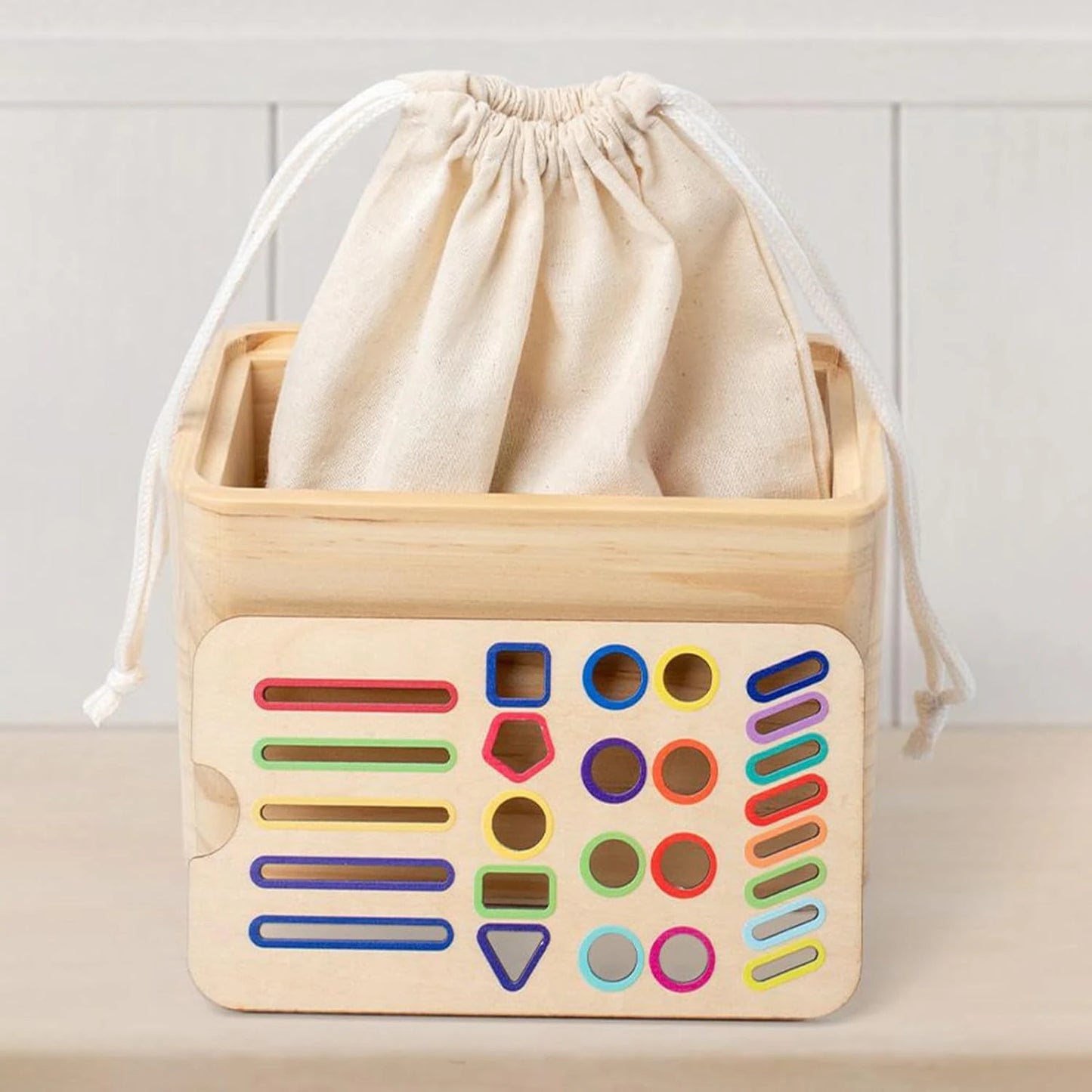 Jucărie Educativă din Lemn cu Activități Montessori Interactive