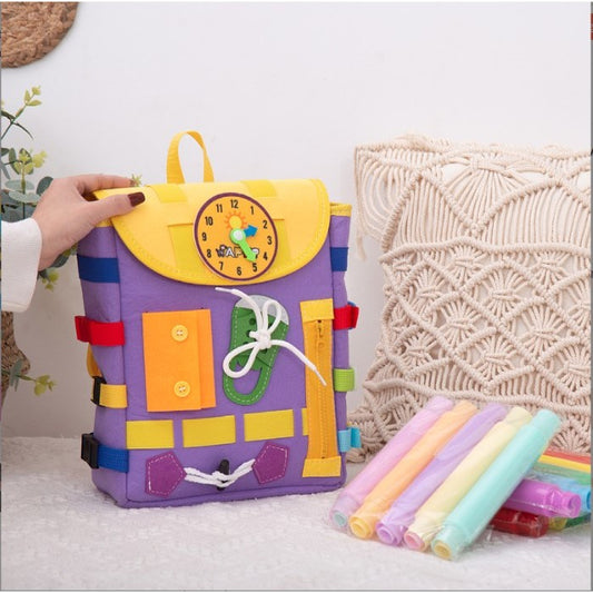 Ghiozdan Mov Montessori - 1-6 ani