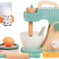 Micul meu atelier de prăjituri – Set mixer din lemn cu accesorii
