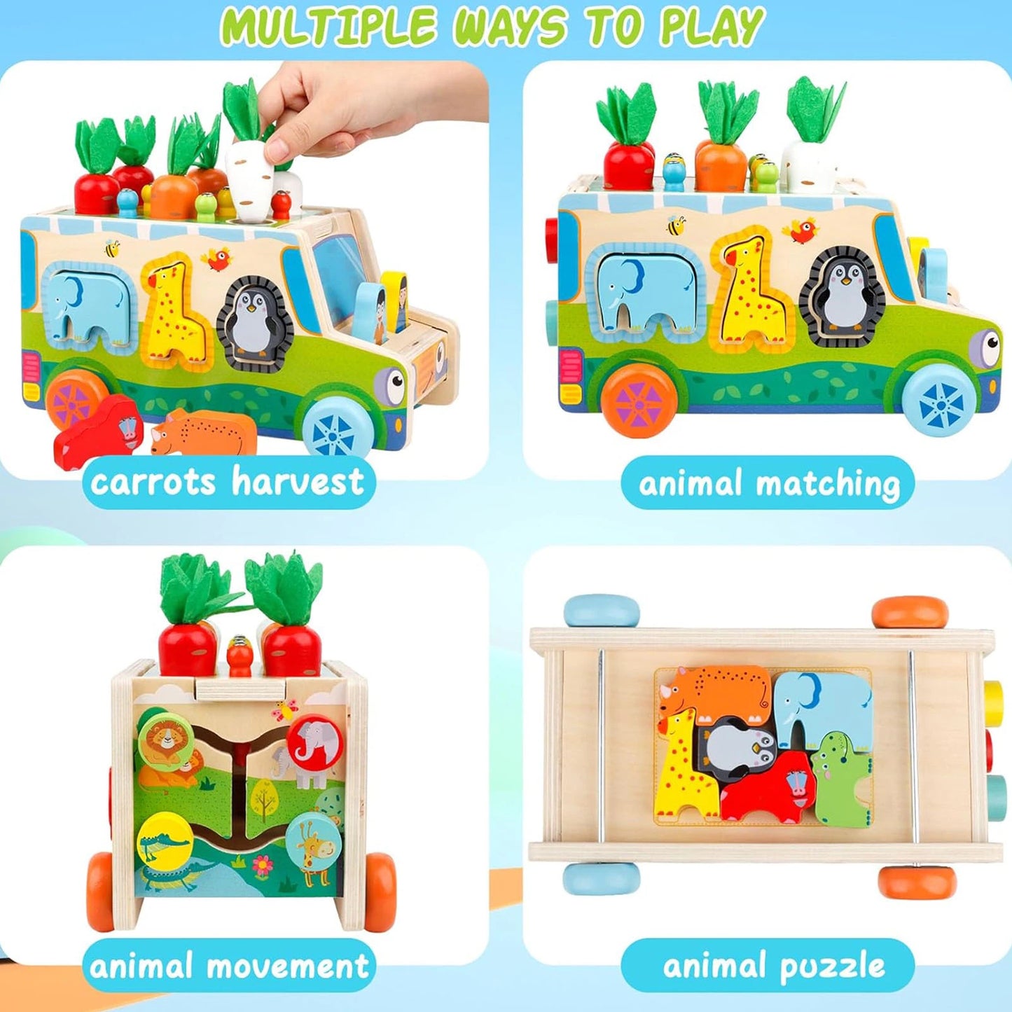 Micul Fermier – Joc Multifuncțional Montessori