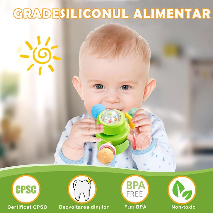 Jucărie rotativă pentru dentiția bebelușilor