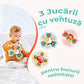 Spinner senzorial cu ventuză pentru bebeluși