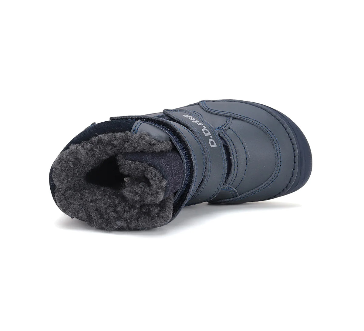 Pași calzi și confortabili: Ghete Barefoot îmblănite D.D. Step pentru băieți (nr. 25-30) Material hidrofob