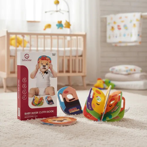 Cărticică interactivă cu măști – învață, joacă-te, explorează!