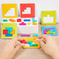 Joc Interactiv – Puzzle Educativ pt. Dezvoltarea Inteligenței, Logicii și Concentrării, 128 Piese