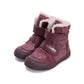 Ghetuțe de Iarnă DD Step „Raspberry Hearts” – Piele Naturală & Blăniță Călduroasă (nr. 25-30)