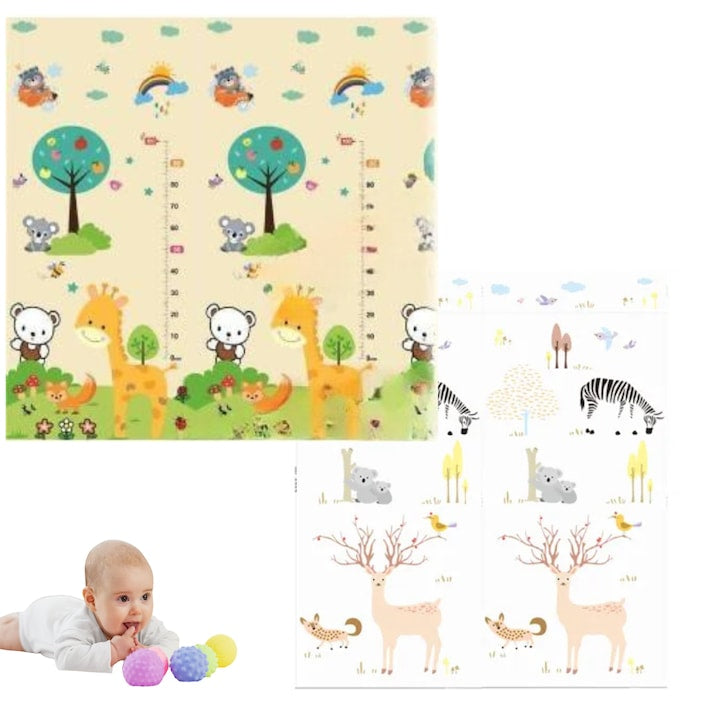 Covoraș de joacă pliabil XL - primul pas către o joacă sigură