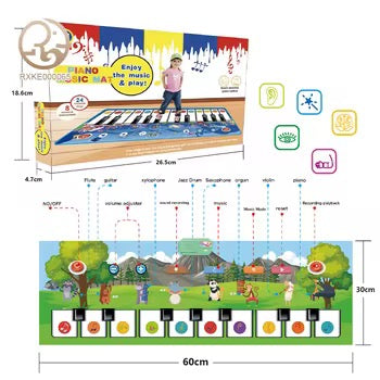 Covoraș muzical interactiv Tummy Time – joacă, mișcare și descoperire