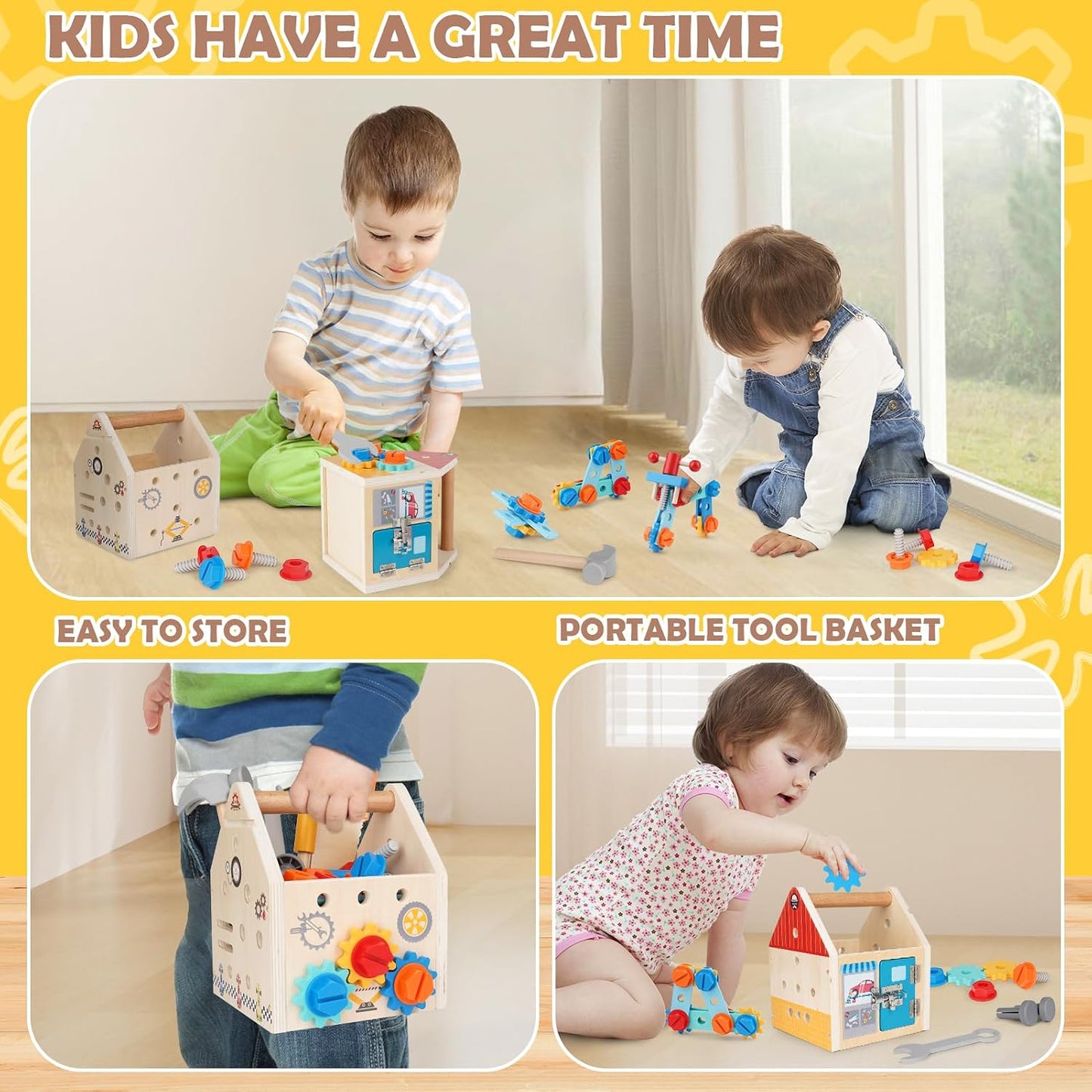 Căsuță de bricolaj din lemn - pentru mânuțe harnice