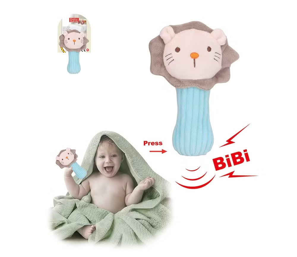 Jucărie de Pluș cu Sunet „Bip-Bip” – Perfectă pentru Mânuțe Mici
