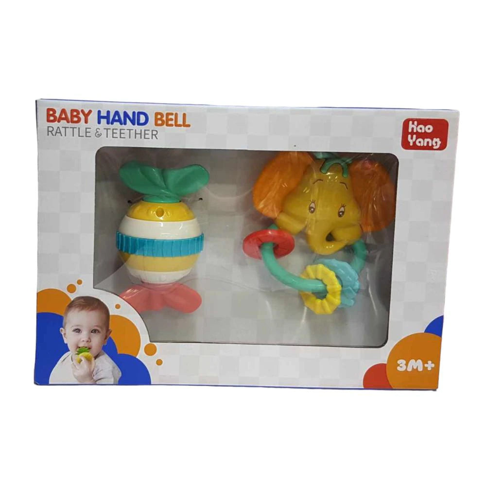 Set Zornăitori Senzoriale pentru Bebeluși - Bomboană și Elefănțel