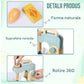 Micul meu atelier de prăjituri – Set mixer din lemn cu accesorii
