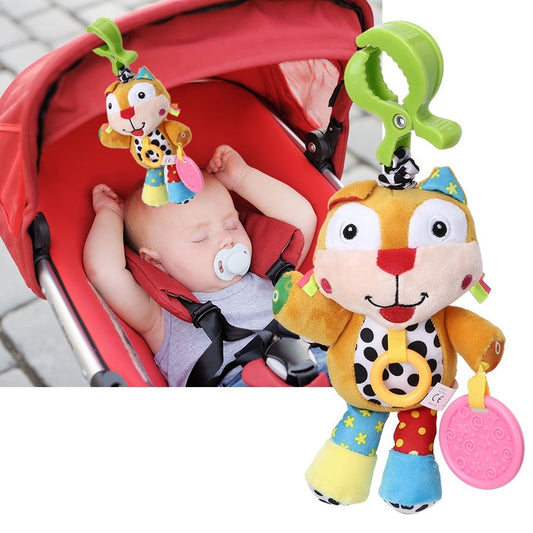 Jucărie interactivă pentru bebeluși cu clopoțel și jucărie de dentiție