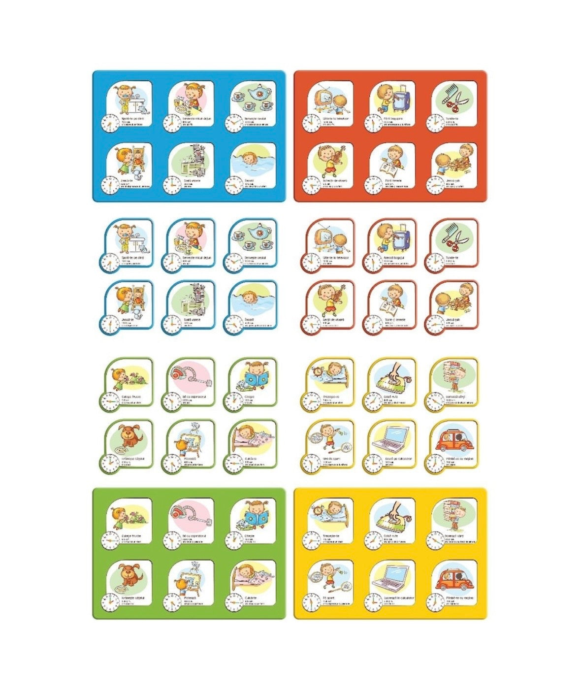 Învață ora prin joacă - “Cât este ceasul?”