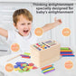 Jucărie Educativă din Lemn cu Activități Montessori Interactive