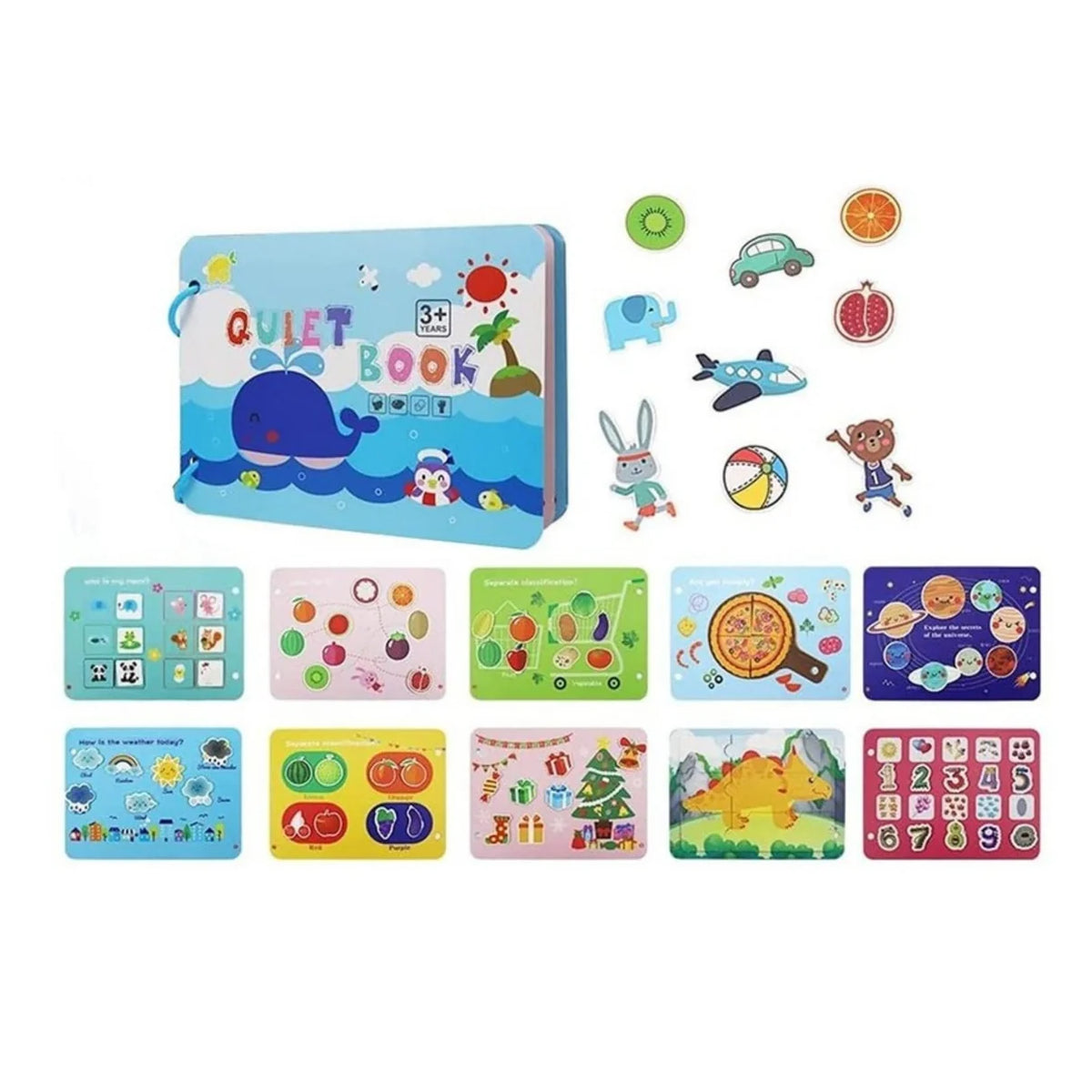 Carte interactivă Montessori – 10 activități pentru mâini istețe și minți curioase