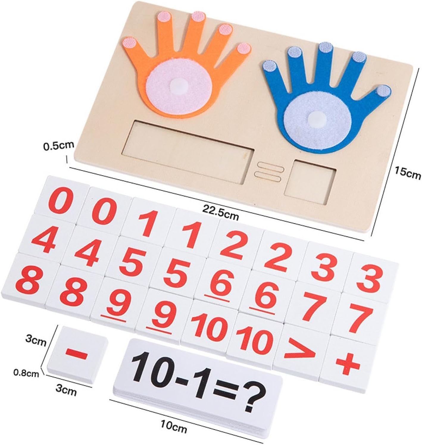 Joc Montessori pentru matematică – Învață să numeri, aduni și scazi