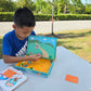 Set Educativ Puzzle Magnetic – Animale de la Zoo și Tablă de Scris