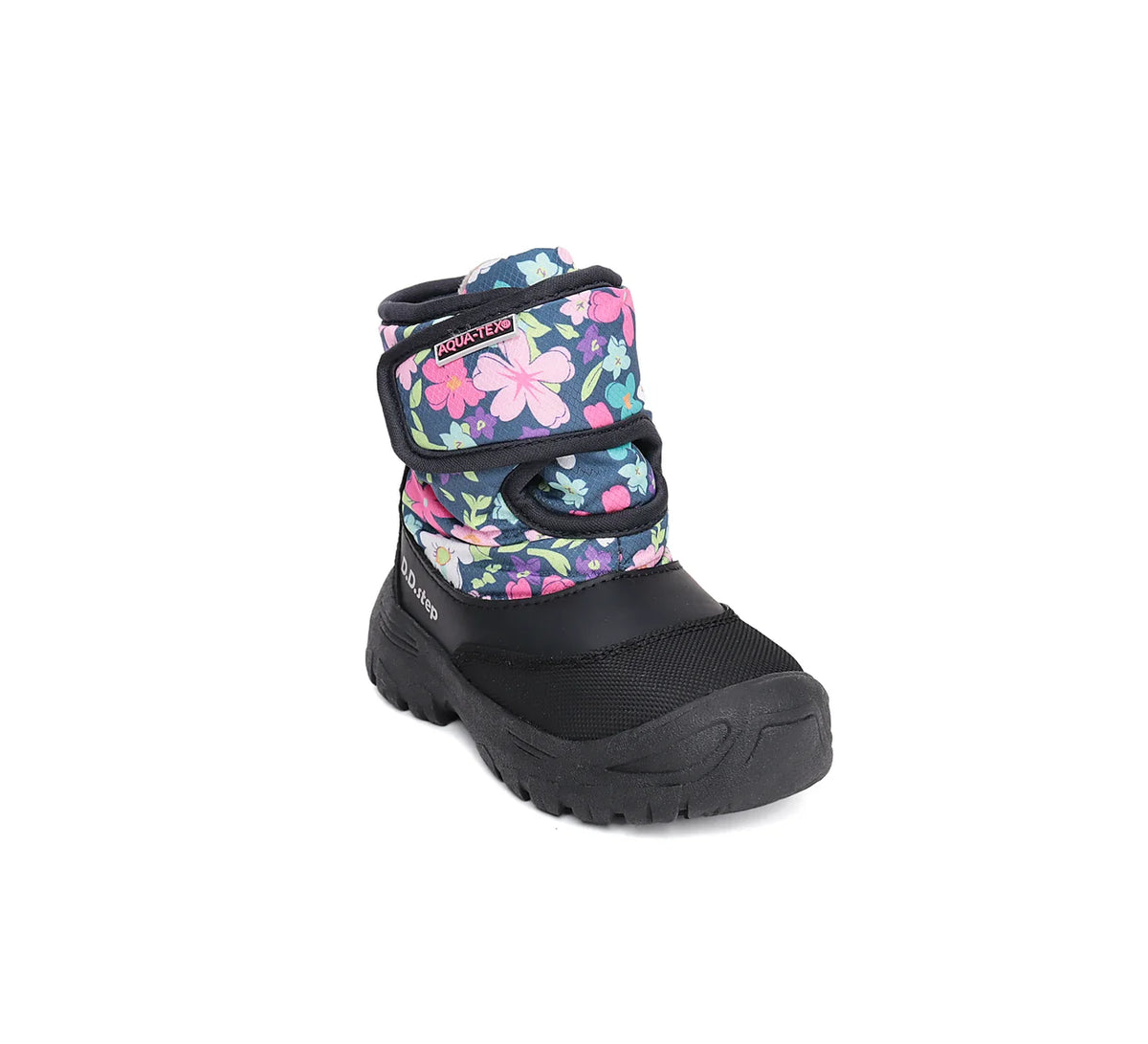 Cizme de Iarnă Impermeabile D.D.Step AQUA-TEX – Flori Colorate (+5°C până la -20°C)