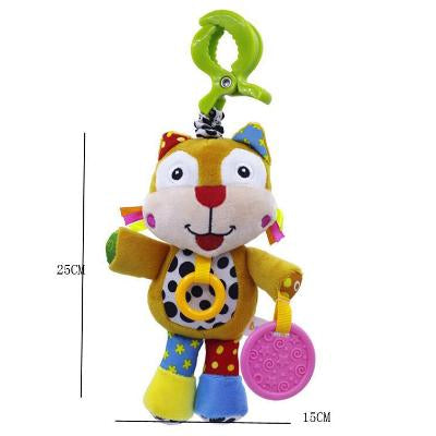 Jucărie interactivă pentru bebeluși cu clopoțel și jucărie de dentiție