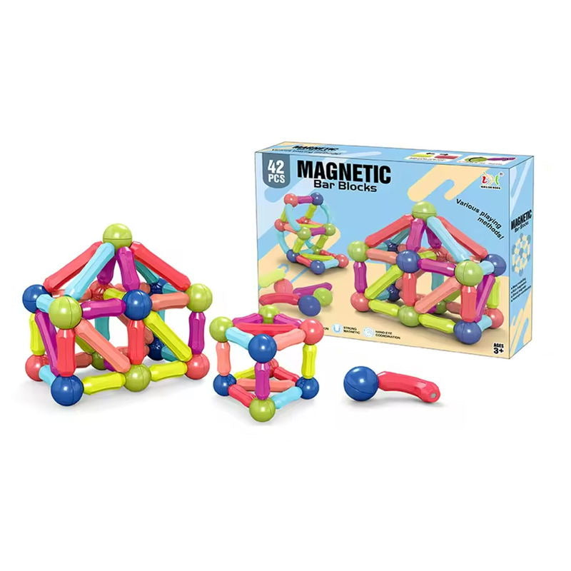 Joc construcții magnetice 3D – 42 piese