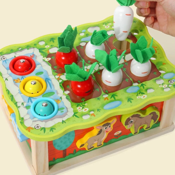 Joc Montessori Ferma – Activități Educative 6 în 1