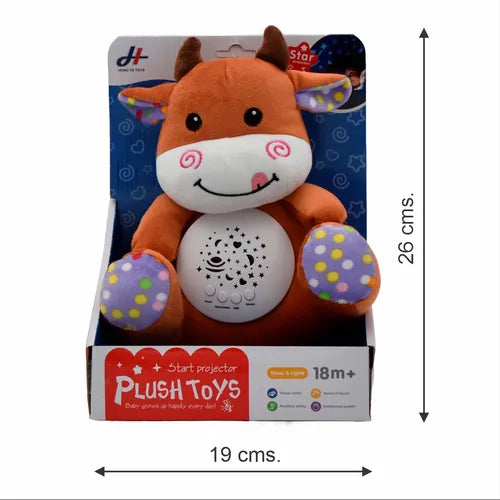Pluș muzical cu proiector – prietenul de somn al micuțului tău
