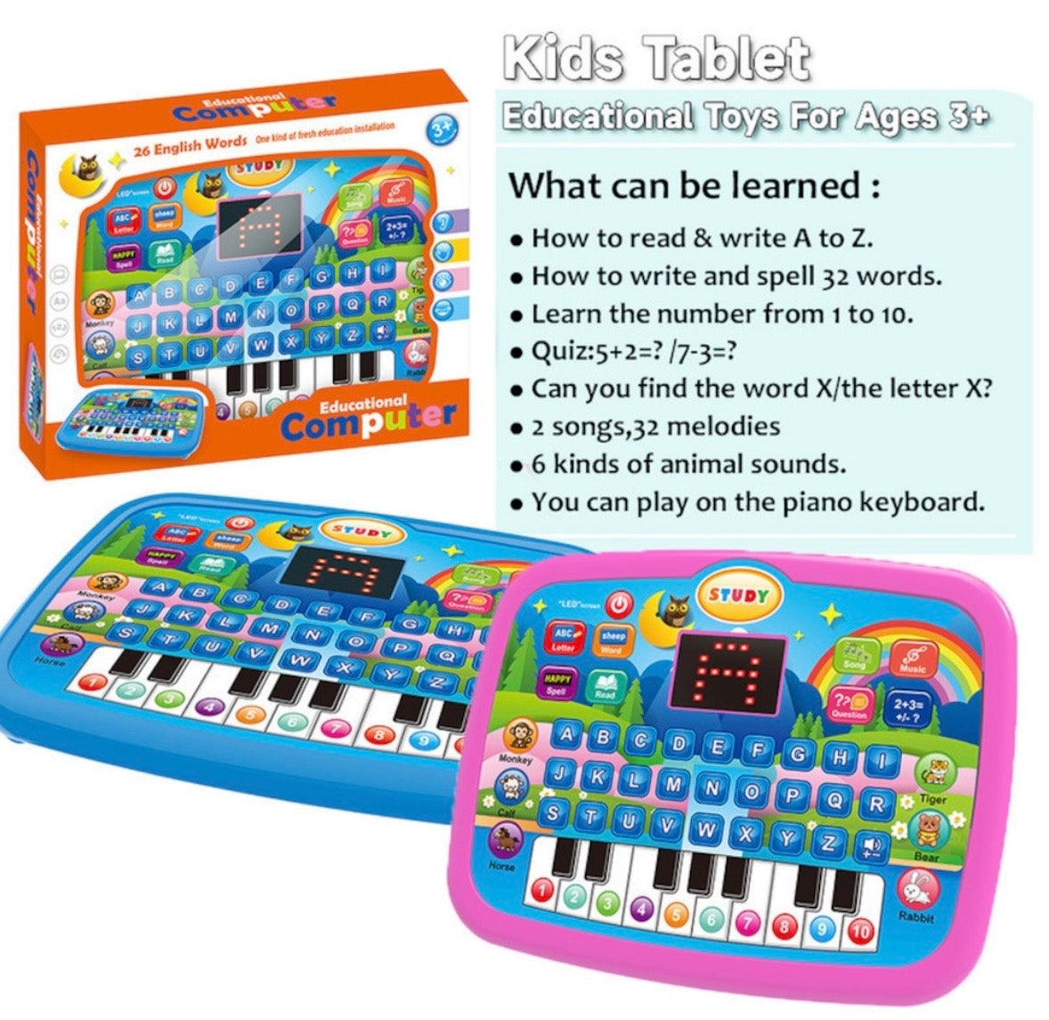 Prima mea tabletă educativă – ABC, cuvinte și muzică în limba engleză