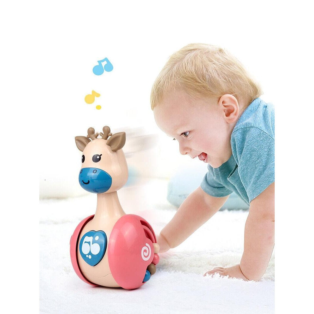 Jucăria care revine mereu în picioare – Tumbler Girafă