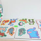 Set Educativ Puzzle Magnetic – Animale de la Zoo și Tablă de Scris