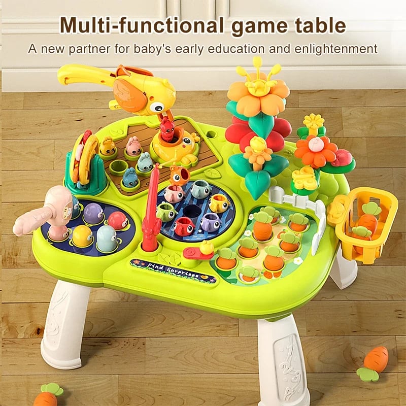Măsuță Interactivă Multifuncțională – 8 Jocuri Educative pentru Dezvoltare