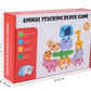 Joc Montessori de stivuit și echilibru – Set 10 animale din lemn