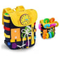 Ghiozdan Montessori Busy Board pentru copii 1-6 ani