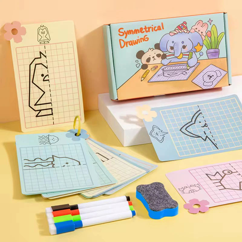 Set de desen reutilizabil – 48 planșe creative