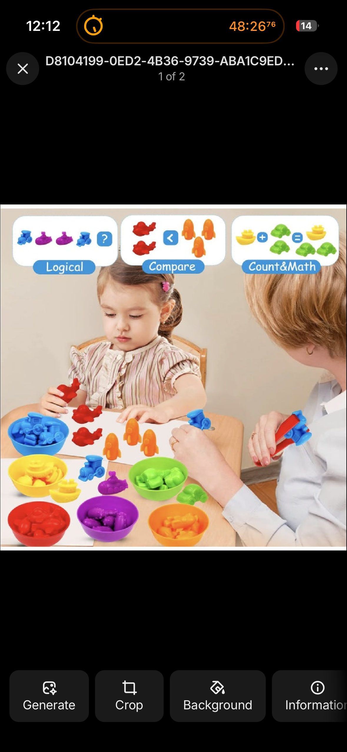 Set creativ de clasificare „Curcubeu cu Animale” – Joacă, învață, clasifică!