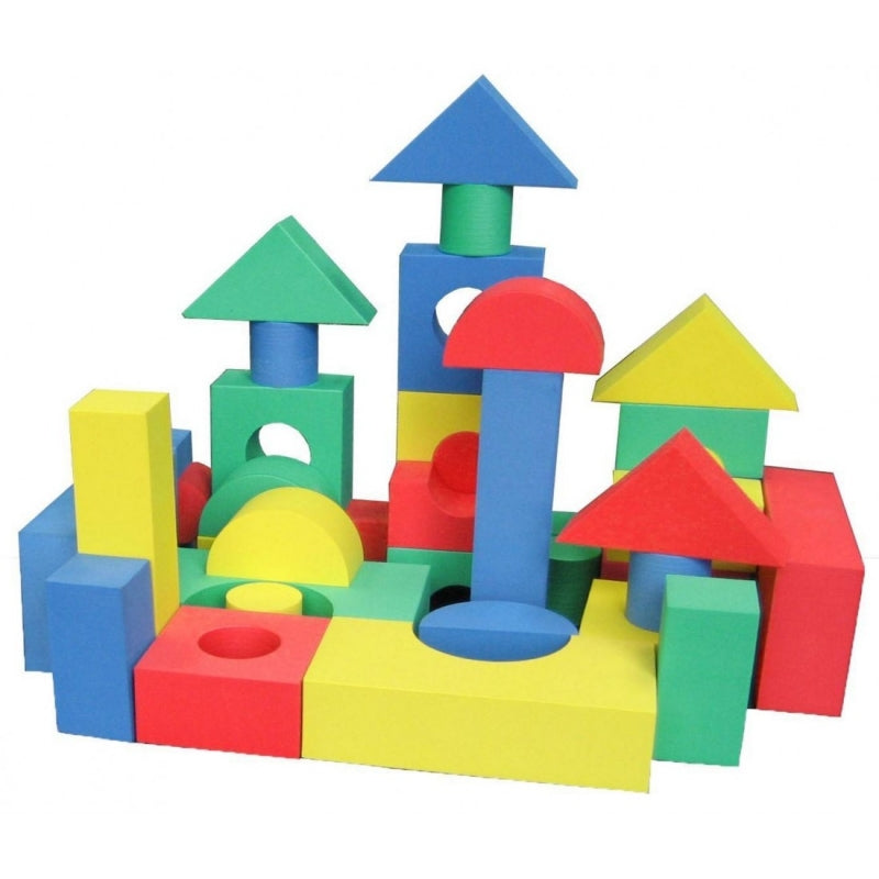 Set Cuburi de Construcții Moi din Spumă – 29 Piese