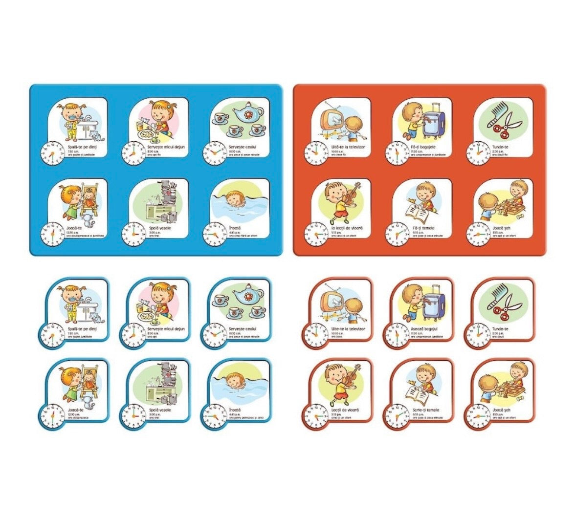 Învață ora prin joacă - “Cât este ceasul?”