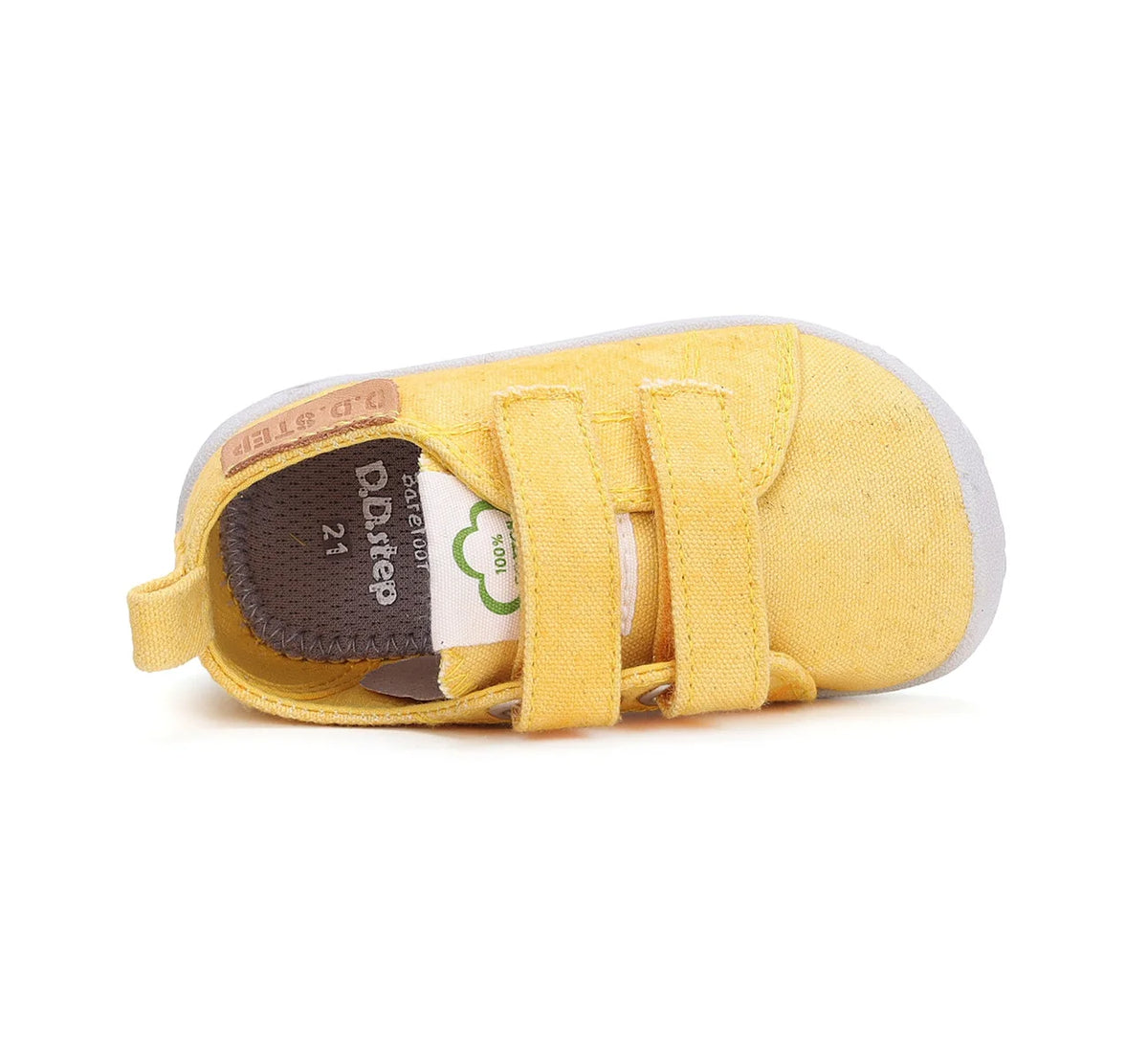 D.D. Step „Licurici Galben” Barefoot de interior  – Perfect pentru dinamismul celor mici.