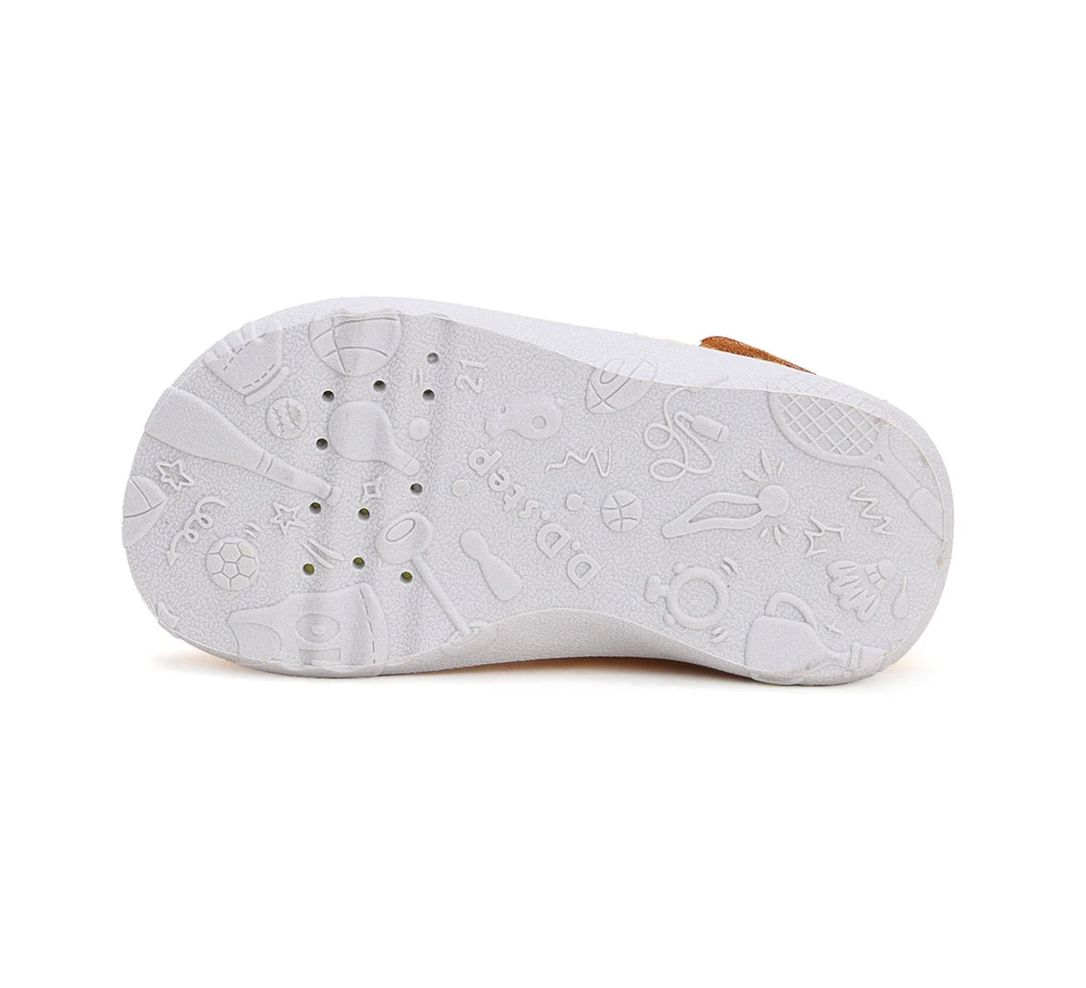 D.D. Step „Licurici Galben” Barefoot de interior  – Perfect pentru dinamismul celor mici.
