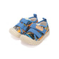 Pantofi sport din pânză D.D.Step pentru copii – model mașinuțe, albastru