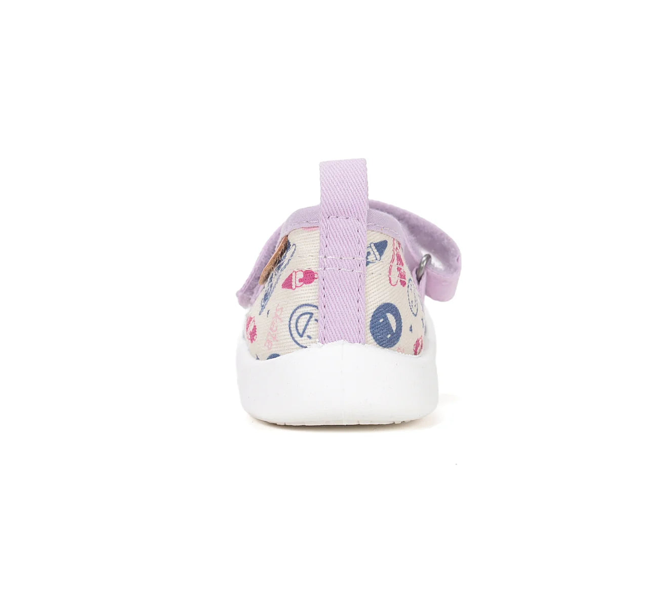 Pantofi canvas fetițe D.D. Step - Design Vesel Pastel Waterproof