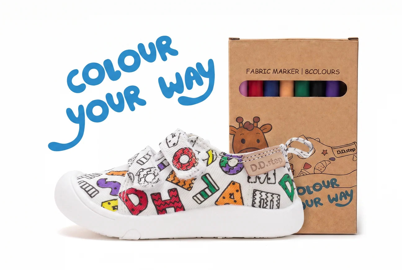 D.D.step Unisex Pantofi de pânză „Picasso Junior”