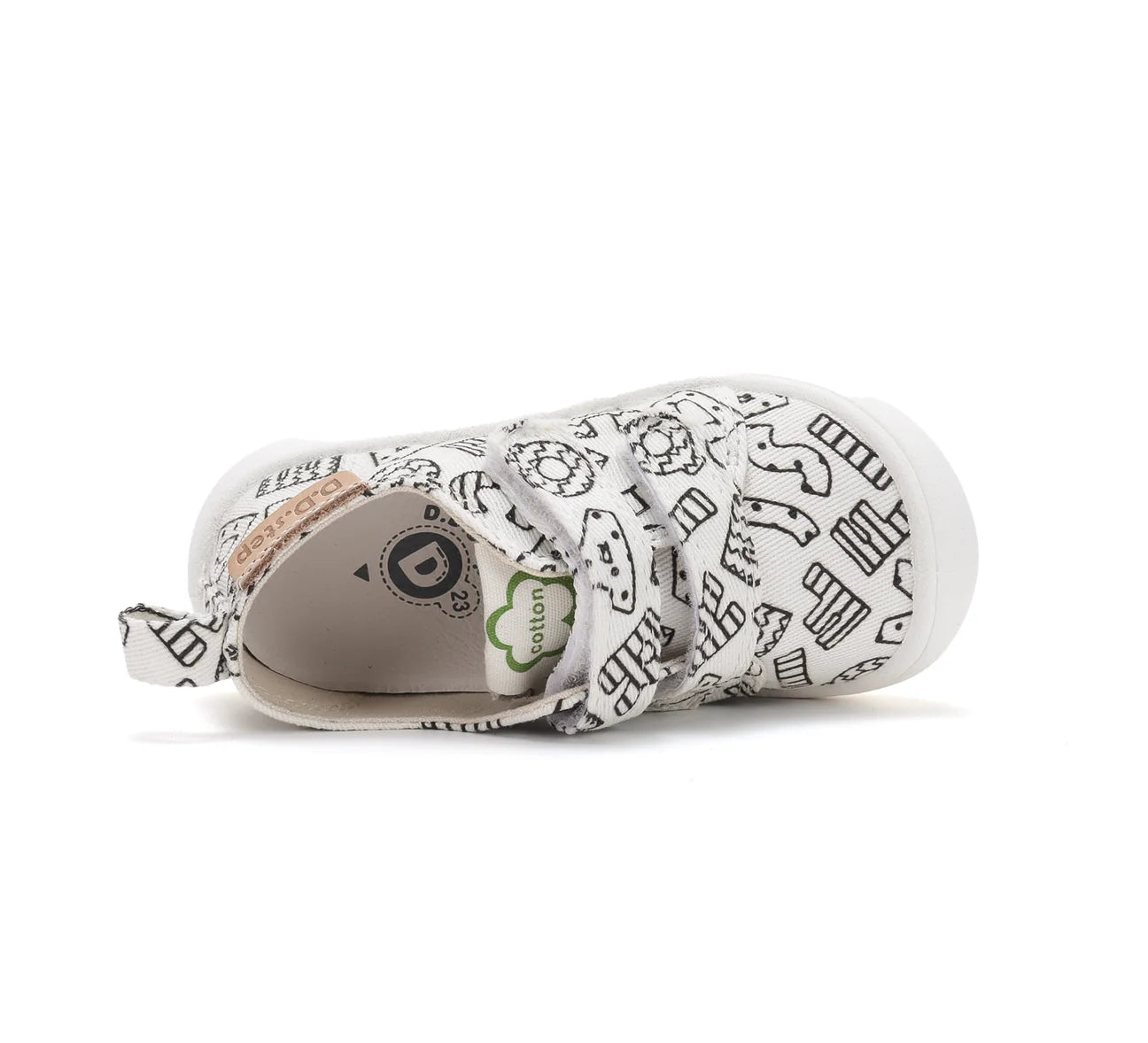 D.D.step Unisex Pantofi de pânză „Picasso Junior”
