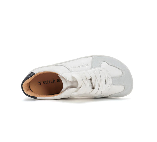 Adidași pt. Adulți - Barefoot Premium Stitch & Walk – Piele Naturală și Flexibilitate Maximă